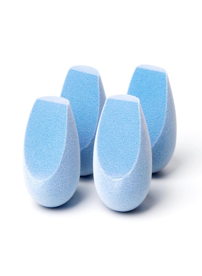 JUNO & Co. Microfiber Velvet Sponge, Latex-Free, Dual Layer Technology, Flawless Makeup Blender for Foundations, Powders and Creams (4 Fusion Sponge Bundle) - Image 1